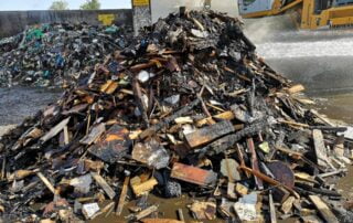 incendio alla discarica srt
