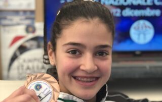Giorgia piccarolo e la sua medaglia forza e virtù
