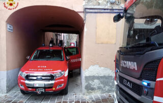 Incendio a Serravalle