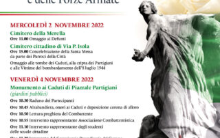 Due giorni di commemorazioni