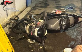 serravalle carabinieri scooter incidente