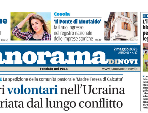 La prima pagina di Panorama di Novi: da domani il numero in digitale online