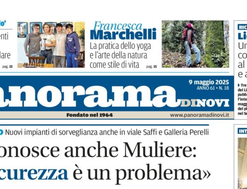 La prima pagina di Panorama di Novi: da domani il numero in digitale online