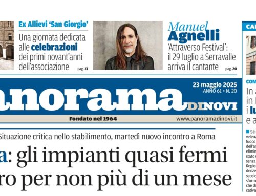La prima pagina di Panorama di Novi: da domani il numero in digitale online