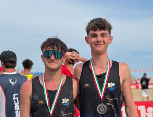 Daniele Patrone di Novi Pallavolo ha vinto l’argento alle Finali Assolute U18 di beach volley