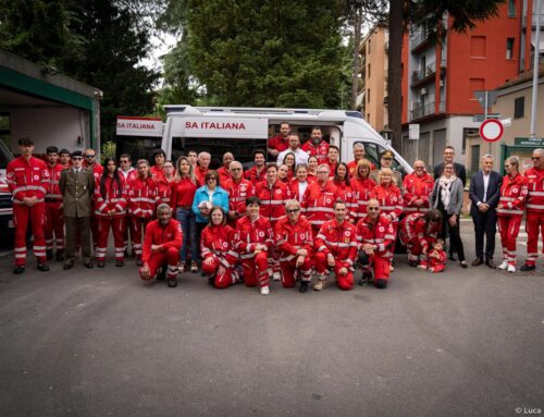 Inaugurata a Serravalle la nuova ambulanza della Croce Rossa