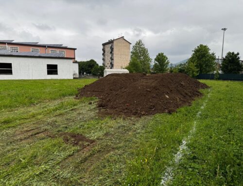 Arquata, al via i lavori della nuova gradinata di fronte al Teatro della Juta
