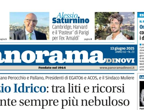 La prima pagina di Panorama di Novi: da domani il numero in digitale online