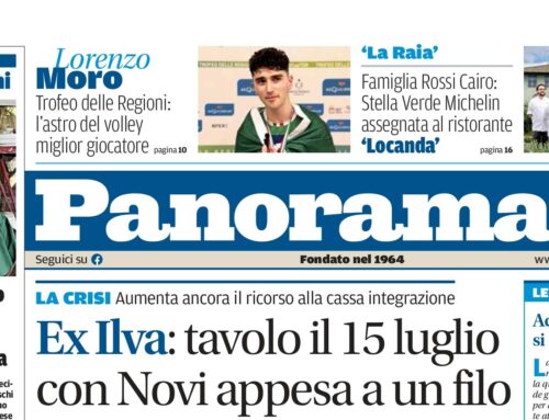 La prima pagina di Panorama di Novi: da domani il numero in digitale online
