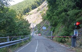 carrega strada chiusa