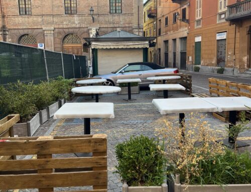 Novi, dehor sui parcheggi per disabili: la denuncia di Maria Rosa Porta