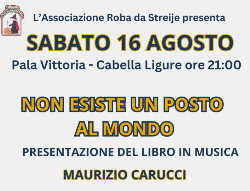 “Non esiste posto al mondo” con Maurizio Carucci
