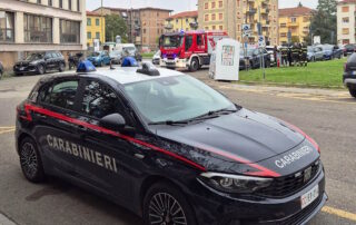 colonnina auto elettrica novi incendio