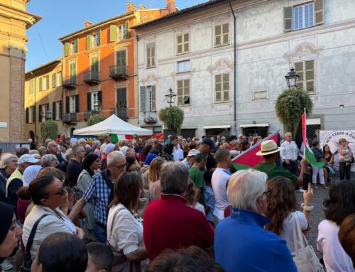 Tanta partecipazione a Novi alla manifestazione “I cuori di Gaza” per la Palestina