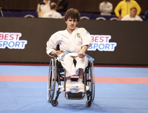 L’arquatese Pietro Merlo è oro ai Campionati mediterranei di Parakarate