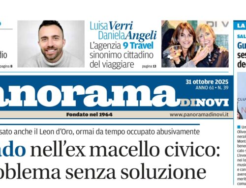 La prima pagina di Panorama di Novi: da domani il numero in digitale online