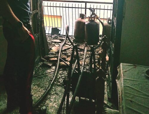 Serravalle, incendio all’ultimo piano di uno stabile: Carabinieri evacuano il condominio