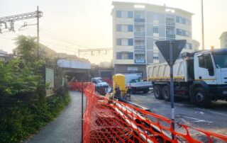 riapertura sottopasso via verdi novi