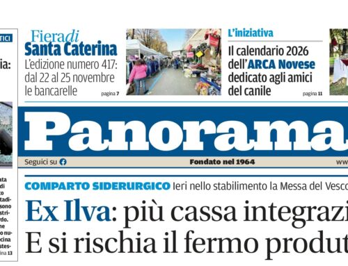 La prima pagina di Panorama di Novi: da domani il numero in digitale online