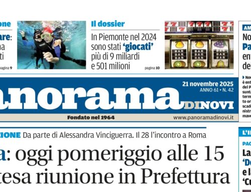 La prima pagina di Panorama di Novi: da domani il numero in digitale online