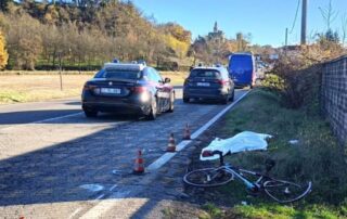 capriata incidente morto ciclista