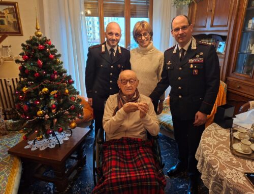 Natale Toccalino compie 102 anni: la festa per il Carabiniere novese in congedo