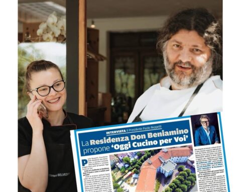 Gli chef del ristorante Belvedere 1919 hanno cucinato per gli ospiti di Don Beniamino