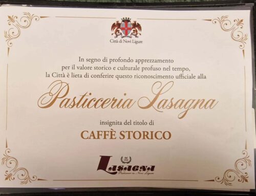 La Pasticceria Lasagna ha ricevuto il riconoscimento di Locale Storico del Piemonte