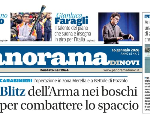 La prima pagina di Panorama di Novi: da domani il numero in digitale online