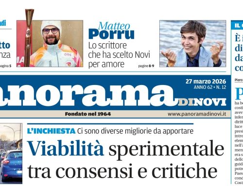 La prima pagina di Panorama di Novi: da domani il numero in digitale online