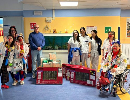 Scaldabiberon, televisori e tiralatte: donazione della Croce Verde arquatese all’Infantile di Alessandria