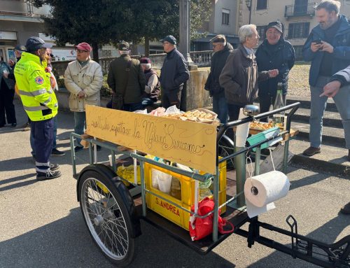A Pozzolo come ogni anno il punto di ristoro per chi va a vedere la Milano-Sanremo