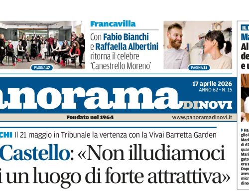 La prima pagina di Panorama di Novi: da domani il numero in digitale online