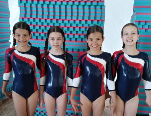 Quattro ragazze della Ginnastica Serravallese ai Nazionali UISP 2026