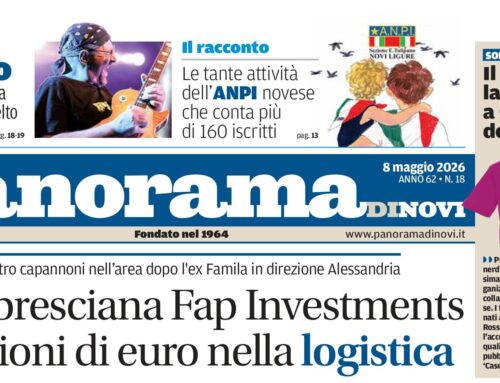 La prima pagina di Panorama di Novi: da domani il numero in digitale online