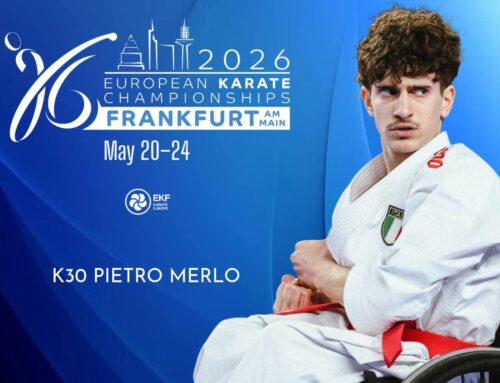 L’arquatese Pietro Merlo ancora sul podio europeo: bronzo nel parakarate a Francoforte