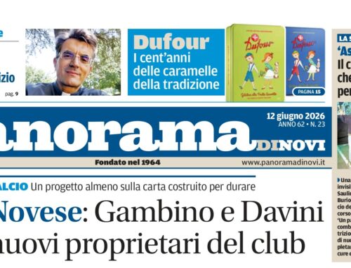 La prima pagina di Panorama di Novi: da domani il numero in digitale online