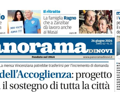 La prima pagina di Panorama di Novi: da domani il numero in digitale online