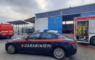 Pozzolo incendio