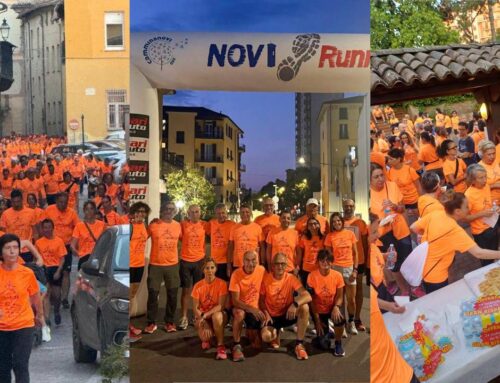 Un fiume di persone questa mattina a Novi per La 5 e 28, camminata benefica in città