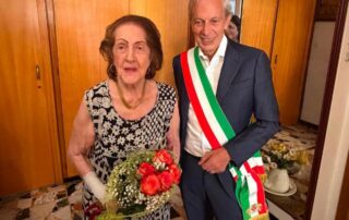 Concetta Torregrossa con l'assessore Gian Filippo Casanova