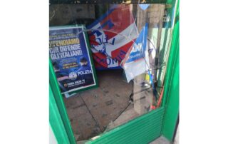 lega novi vandalizzata