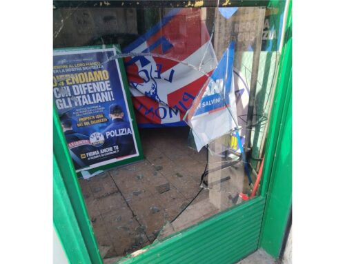 Vandalizzata sede Lega Novi, solidarietà da tutte le forze politiche: si cercano i colpevoli