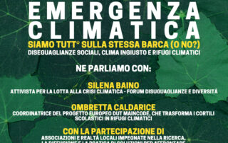 locandina focus emergenza climatica Festa della Vendemmia