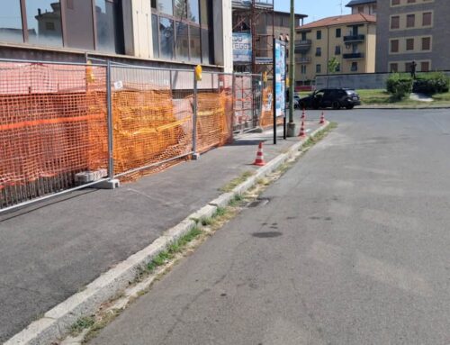 Novi, ripristinata parzialmente la viabilità pedonale davanti alla sede Asl di via Papa Giovanni XXIII