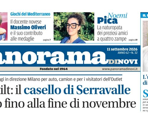 La prima pagina di Panorama di Novi: da domani il numero in digitale online