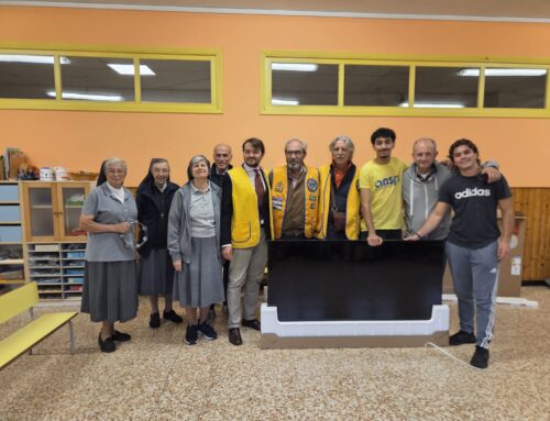La Smart TV donata dal Lions Club Novi all’oratorio ‘Don Bosco’