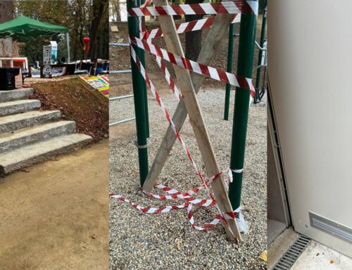 Parco Castello, nuove segnalazioni di Ferretti: «Servono corrimano, sicurezza e videosorveglianza»
