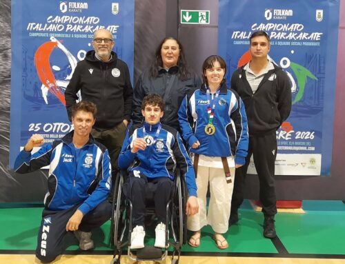 L’arquatese Pietro Merlo a 17 anni è di nuovo campione italiano di parakarate