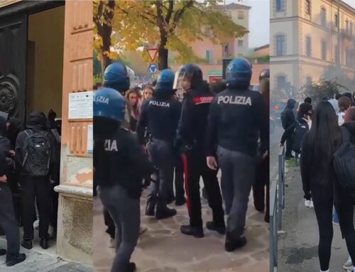 Novi, tensione alla protesta degli studenti: un ragazzo in caserma e trenta giovani identificati